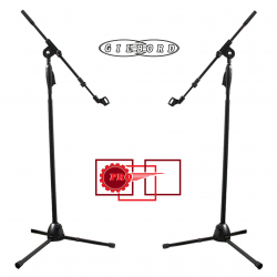 Gilbord mic stand1 βάση μικροφώνου δαπέδου